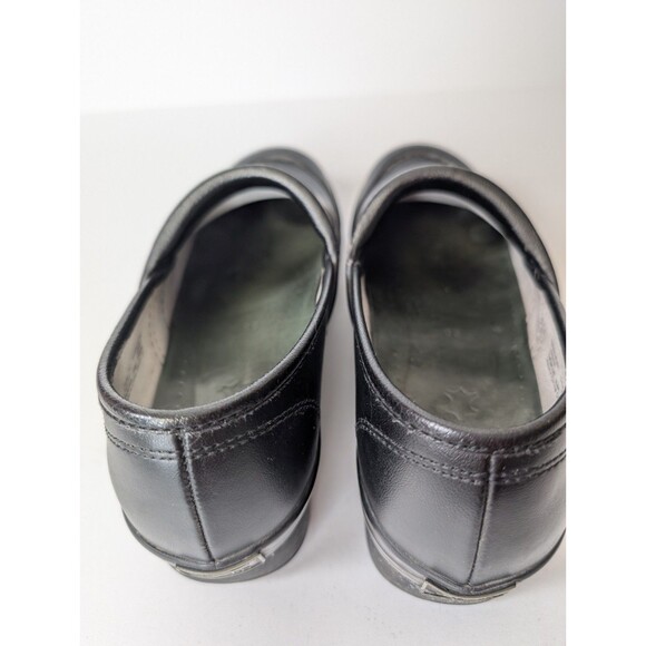 Dansko Volley Black Leather Rubber Bumper Toe 8.5 US 39 EU Comfort Professional - Picture 12 of 14